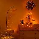 Ariceleo 2 Pack 16.4ft Battery Operated String Lights with Timer, Green with Synchronized Twinkle Mode, Fairy Lights Battery Powered, 50 LEDs, Idea for Christmas Bedroom Party Wedding