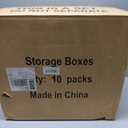 10 Pack X-Large Acrylic Display Case, Clear Closet Organizers and Storage Size 14 Clear Shoe Box Sneaker Display Case with Magnetic Lid Multipurpose Storage Bin for Bag, Figure, Plant, Collectibles