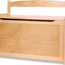 Melissa & Doug Wooden Toy Chest - Light Wood Furniture for Playroom, Blonde Kids Toy Box, Wooden Box Storage Organizer, Children's Furniture Chest, Honey