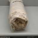 Bedsure Fluffy Flannel Duvet Cover Set - Faux Fur Comforter Cover Queen Size, Deep Beige Warm Plush Bedding for Winter, 3-Piece Set with Zipper Closure (90"x90") and 2 Pillow Shams