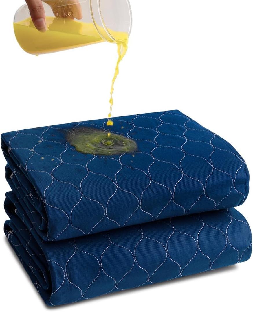 Alsunny Hide Stains Pads for Beds for Incontinence Adults 36x72 Inch (2pack), Bed Pads for Incontinence Washable Extra Large,Blankets Waterproof and Stain Proof, Incontinence Bed Pad Washable for Adult