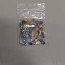 100 Pieces Assorted Glass Beads for Jewelry Making Adults, Large and Small Mixed Shaped Glass Beads Bulk for DIY Necklaces Bracelets, Crafting Supplies Kit