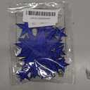 30pcs Blue Star Iron on Patches, 3 Sizes Star Embroidered Patches for Clothing, Jackets, Hats,Backpacks, Jeans