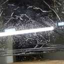 VLUOO Side Table Acrylic C Table, Multipurpose Side Tables Living Room C Shaped End Table Acrylic Clear C Side Table for Bedroom, Living Room and Patio | 11.8 * 11.8 * 25.6IN