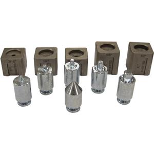 Mastercool 71098 37 Flaring & Double Flaring Adapter Set  Hydraulic Tool Compatible  For Automotive, Racing, Hydraulic & HVAC Applications (3/16 to 1/2)