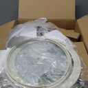 22-Piece Pots and Pans Set Non Stick with Removable Handles, Ceramic Cookware Set, Large-Capacity & Non Toxic, Induction & RV Compatible, Dishwasher Safe, PFAS/PTFE/PFOA Free, White