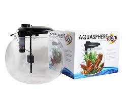 10 Gallon Aquarium Starter Kit, Ideal for Betta Fish and Other Tropical Fish, Includes Power Filter, LED Light, Hood, and Illustrated User Set Up Guide, Impact-Resistant Plastic
