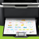 Printable Vinyl Sticker Paper for Inkjet Printer - Transparent Clear, About 400-500 Paper