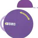 Pivot Disc for Transfers, Low-Profile Patient Turning Device for Elderly & Disabled, 360° Controlled Transfer Disc for Bed, Wheelchair & Car Seat, Non-Slip Caregiver Pivot Pad Supports 265 lbs