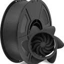 IEMAI PA6 Carbon Fiber Nylon Filament 1.75mm Matte Black 1KG, PA6-CF 3D Printer Filament with Superior Strength & Rigidity, Abrasion & High-Temperature Resistant for Functional Parts