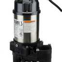 Aquascape 29495 Tsurumi 8PN Pump 50PN2.75S Solids Handling Skimmer Pondless Waterfall Vault Vertical 5520 GPH for Pond Water Feature Garden