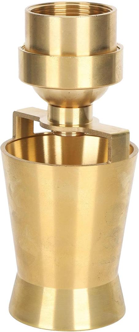 Water Fountain Nozzle Spray, 1.5 Inch Female Thread, Brass, Easy to Install Ice Tower Nozzle Pond and Fountain