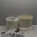 ARNIS Modern Plant Pots, Set of 2 Large Planters with Stand, Decorative Planters, Metal Pots with Drainage Holes for Living Room, Office, Garden or Balcony, 8.25 &10.5 Inch, Dirt