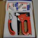 DIYSELF Staple Gun for Wood, 4-in-1 Upholstery Staple Gun Heavy Duty, Fabric Stapler, grapadora para Madera, Adjustable Manual Upholstery Stapler for Wall, Crafts, Furniture with 4000 Staples/Remover