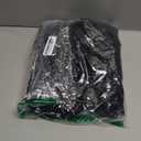 KANCY KOLE Women's Sequin Jackets Open Front Blazer Jacket Casual Long Sleeve Sparkly Cardigan Coat with Pocket (XXL, Black)