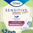 Tena Sensitive Care Incontinence Pads, Postpartum & Bladder Control Pads for Women, Ultimate Absorbency, Extra Coverage, Long, 52 Count