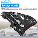 Rear Right Passenger Side Window Regulator Fits for Mercedes CLK W209 CLK320 CLK500 CLK350 CLK55 CLK63 AMG 2003-2009 A2096700203 2096700203