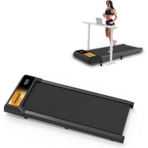 Walking Pad Treadmill, Under Desk Treadmill, Low Noise, 2.5 Hp with Maximum Capacity of 265 Lbs Treadmills for Home & Office, Walking Jogging Running Machine (Yellow)