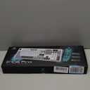 AULA F106PRO Wireless Keyboard, Full Size Mechanical Keyboard with Media Knob & Screen, 8000mAh Battery Hot Swappable Custom PBT keycaps Gaming Keyboard - Blaze Switch,Black White Grey