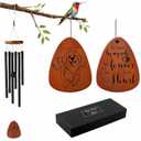 Dog Memorial Gifts, Loss of Dog Sympathy Gift, 26" Pet Memorial Wind Chimes, Loss Passing Away Remembrance Bereavement Gifts, in Memory of Pet Wind Chimes for Christmas Outside
