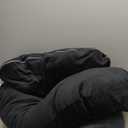 HIPHOP PANDA U-Shaped Pregnancy Pillow for Sleeping - Full Body Maternity Support Pillow with Removable Cover - Comfort for Back, HIPS, Legs, Belly - 57 Inch for Pregnant Women, Black