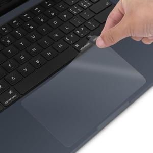 CaseBuy MacBook Air 15 inch Trackpad Protector Cover for 2025 2024 2023 MacBook Air 15.3" M4 M3 M2 Chip A3241 A2941 A3114 with Touch ID Clear Anti-Scratch Touch Pad Protector Skin - 2 PCS