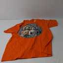 Buddha and Jesus Christ T-Shirt (Small, Orange)
