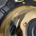 42'' Fandelier Ceiling Fan with Light, Chandelier Fan for Bedroom Living Room, LED Dimmable, 6 Wind Speed Retractable Crystal Ceiling Fan (Gold)