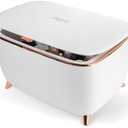 Cooluli Glam 9L Mini Skincare Fridge - White Mini Fridge for Skin Care Accessories, Makeup, Cosmetics and Facial Masks Storage - Ideal Birthday and Christmas Gift for Women and Teen Girls