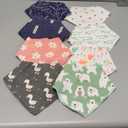 Mr. Pen- 8 Pack Baby Bibs - Drool, Bandana Bibs for Toddler Boys & Girls