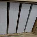 4 Pack Expandable Pull Out Cabinet Organizer 21" Deep With Raising Pad for Framed Cabinets,Upgrade 3 Slide Rails Slide Out Drawers,No Drill Roll Out Shelves,Adjustable Width 9"-14" White