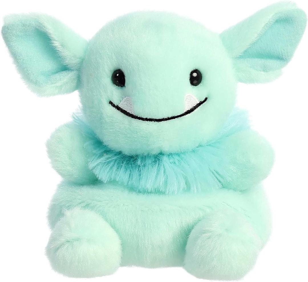 Aurora Adorable Palm Pals Gribble Goblin Stuffed Animal - Fun Collectible Plush for Kids and Adult Collectors - Perfect for Decorating Rooms and Birthday Gifts - Green 4 Inches