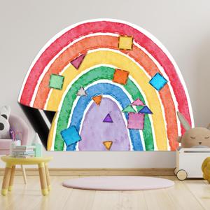 34 x 47 Magnetic Wall Decal Chalkboard Adhesive Magnetic Whiteboard Contact Paper Multifunctional Peel and Stick Wall Sticker for Home Playroom Classroom Office Decor(Bright)