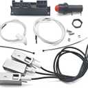 42325 Grill Igniter Kit Compatible with Weber Summit Gold/Platinum B6 6 Burner Gas Grills Models 2000-2006 Ignition Kit Electrodes w/Wire Spark Generator Push Button Screws