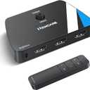 NEWCARE 8K HDMI 2.1 Switch 3 in 1 Out, HDMI Switch with Remote, HDMI Splitter 4K@120Hz Support 8K@60Hz HDCP2.3 HDR10+ VRR ALLM Dolby, HDMI Switcher Compatible with TV PS5/4 Xbox Laptops PC Projector