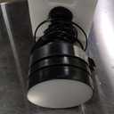 PBLALA Ceiling Fans with Lights,28" LED Fan Light Hanging with Hook, Plug-in Ceiling Fan Light, Hook Type Ceiling Fan,35W,3000-6500k, Remote Control, Portable Fan for Camping Bed, Patios, (Black)