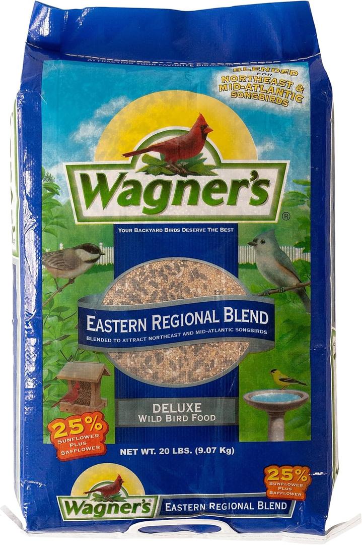 Wagner's 62004 Eastern Regional Wild Bird Food, 20-Pound Bag (EXP 10/26/26)