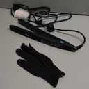 Bio Ionic 10X Styling Iron, Hair Straightener with 1" Sonic Vibrating Plates, Flat Iron with Ion Generating Mineral Complex, Versatile Styler for Wavy & Straight Hairstyles (Black)