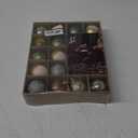 DecorbyHannah Green Gold Christmas Ornaments, 20ct 2.36 inch Ball Ornaments for Christmas Tree Decorations, Shatterproof Plastic Decorative Hanging Balls Bulk for Xmas Home Party Holiday Table Decor