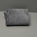 YnM Fuzzy Duvet Cover for Weighted Blankets (Light Grey, 41''x60'')