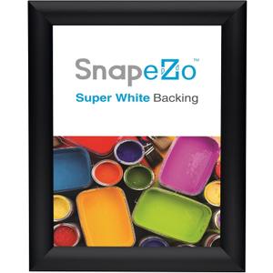 SnapeZo Weather Resistant Black Poster Frame 8.5x11 Inches, Outdoor Profile, Outdoor Poster Display Unit