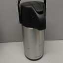 TOMAKEIT Airpot Coffee Dispenser Thermal with Pump,3L/102 Oz Insulated Stainless Steel Large Airpot Coffee Carafe Lever Action for Hot/Cold Water,Thermal Carafe for Hot Cocoa for Parties