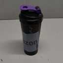 XTK Shaker Bottle Protein Shaker Bottles with Storage and Mix Ball, 16OZ Sports Water Bottle with Pill Organizer,Leak Proof Portable Shaker Bottles for Protein Mixes and Pre Work Out,BPA Free(purple)