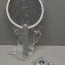 Electric Fly Swatter Racket, 4000V Bug Zapper with 1800mah Rechargeable Battery & Dual Modes, 2 in 1 Purple Mosquito Light Killer with 3-Layer Safety Mesh for Indoor Home Patio Camp(1 Pack)