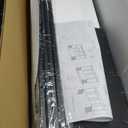 7 Drawers Dresser - Black Dressers with Open Shelf - Small Dresser for Bedroom - Living Room, Entryway, Closets 108X35X15 CM