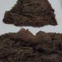 MorroMorn Decorative Pillows Covers, 2 Packs Faux Fur Pillow Cases Standard Size, Luxury Shaggy Throw Pillowcase Cushion Shams with Zipper Closure Room Decor for Couch Sofa Bed (Brown, Standard)