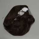 Mens Brown Wig Long Wavy Brown Male Wig Shoulder Length Unisex Wig Heat Resistant Synthetic Hair Cosplay Party Costume Wig