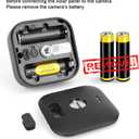 Solar Panel for Blink Camera, Solar Panel 4W Compatible with Blink Outdoor 4 (4th Gen) Camera, Solar Charger for Camera Outdoor with 13.12Ft Outdoor Power Cable, Adjustable Mount, IP65 Waterproof