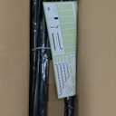 TANGWIN Black Wrap Around Curtain Rods 72 to 144:Blackout Heavy Duty Adjustable Long Window Curtain Rod Room Darkening Modern Industrial Curved French Return Metal Drapery Rod Easy Install Matte Black