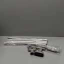 Brushed Nickel Curved Shower Curtain Rod 33-78 Inches Adjustable Splicing Design Curved Shower Rods Round Shower Curtain Rod Rust Proof Stainless Steel Curved Shower Rods For Bathroom Need to Drill (35-76")